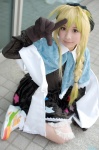 beret blonde_hair braid cosplay dress gloves houshin_engi ko_kibi zero_inch rating:Safe score:1 user:nil!