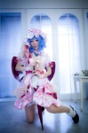 blue_hair cosplay dress hat maropapi remilia_scarlet socks touhou touhou_ningyou_fuminori_shirizu_2 umbrella wings rating:Safe score:0 user:nil!
