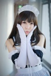 apron cosplay dress elbow_gloves gloves hairband kore_ga_watashi_no_goshujin-sama kurauchi_anna maid maid_uniform mashiro_ayaki rating:Safe score:0 user:nil!