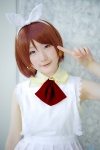 apron cosplay hairband koizumi_hanayo love_live!_school_idol_project shiina_haru sleeveless_blouse rating:Safe score:0 user:nil!