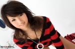 cleavage girlz_high kurahashi_saori striped sweater thighhighs rating:Safe score:0 user:nil!