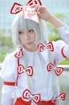 blouse cosplay fujiwara_no_mokou hairbow satori touhou trousers white_hair rating:Safe score:0 user:nil!