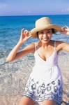 beach cleavage dress girl_friends matsuoka_nene ocean straw_hat rating:Safe score:0 user:nil!