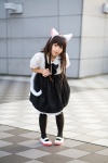 animal_ears blouse cat_ears cosplay kagami_kuro kodomo_no_jikan pantyhose school_uniform skirt tail tomoyo rating:Safe score:0 user:nil!