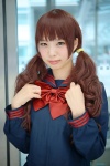 cosplay hiiragi_haruka original pleated_skirt sailor_uniform school_uniform skirt twintails rating:Safe score:0 user:nil!