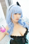 blue_hair cleavage corset cosplay gloves hairbow manuu miniskirt original pumpkin skirt rating:Safe score:1 user:pixymisa