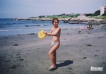 beach bikini frisbee ooshiro_miwa sandals shoya_first_love swimsuit rating:Safe score:0 user:mock