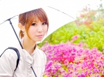 jacket ponytail rinami shoulder_bag umbrella rating:Safe score:0 user:pixymisa