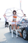 boots croptop lee_sung_hwa race_queen skirt umbrella rating:Safe score:1 user:mock