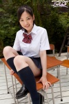 blouse kneesocks pleated_skirt ponytail school_uniform shizuka_(ii) skirt rating:Safe score:0 user:nil!