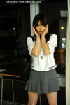 arimori_miyu bookbag pleated_skirt sailor_uniform school_uniform skirt tokyo-hot_e501 rating:Safe score:1 user:nil!