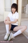 buruma costume gym_uniform kawamura_yumi polo shorts socks rating:Safe score:0 user:nil!