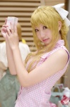 air ameri blonde_hair cosplay hairbow kamio_misuzu sleeveless_shirt rating:Safe score:0 user:nil!