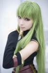 boots cc code_geass cosplay detached_sleeves dress green_hair kanda_midori rating:Safe score:3 user:nil!