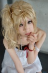 benio blonde_hair cosplay dress hitsu side_ponytail strap_slip teddy zone-00 rating:Safe score:0 user:nil!