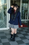 blazer blouse cosplay kneesocks k-on! kureha_marie nakano_azusa pleated_skirt school_uniform skirt twintails rating:Safe score:2 user:nil!