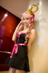 blonde_hair cosplay crown dress jin megurine_luka ribbons vocaloid world_is_mine_(vocaloid) rating:Safe score:1 user:pixymisa