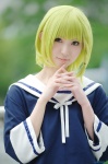 blonde_hair cosplay dress gumi rinami sailor_uniform school_uniform vocaloid rating:Safe score:2 user:nil!