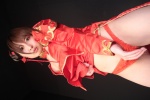 choker chun-li cosplay dress_lift minami_yuki panties panty_pull qipao street_fighter rating:Safe score:2 user:nil!