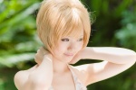 bikini blonde_hair kurasaka_kururu swimsuit rating:Safe score:1 user:pixymisa