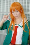 akai_homura cosplay jacket miniskirt orange_hair sailor_uniform school_uniform skirt tie tokimeki_memorial tokimeki_memorial_2 yae_maiko rating:Safe score:0 user:nil!