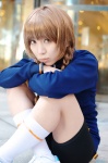 amane_suzuha cosplay kneesocks shorts steins;gate track_jacket twin_braids yaya rating:Safe score:4 user:nil!