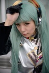 aqua_hair blouse cosplay gloves hatsune_miku headphones maitako project_diva twintails vocaloid rating:Safe score:0 user:pixymisa