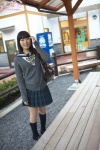 blouse bookbag cardigan kneesocks pleated_skirt school_uniform skirt yume_kana rating:Safe score:0 user:nil!