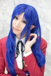 blazer blouse blue_hair cosplay kawashima_ami ribbon_tie school_uniform takeru toradora! rating:Safe score:0 user:pixymisa