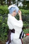 ayanami_rei blue_hair cosplay fox_mask iori neon_genesis_evangelion yukata rating:Safe score:0 user:nil!
