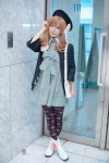 amnesia beret blonde_hair boots cosplay dress heroine_(amnesia) jacket maitako pantyhose rating:Safe score:1 user:nil!