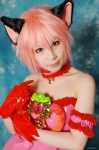 animal_ears bell cat_ears collar cosplay dress gloves momomiya_ichigo nashio pink_hair tokyo_mew_mew rating:Safe score:1 user:lolzin
