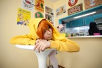 cosplay hoodie original red_hair tachibana_ren thighhighs wooser rating:Safe score:0 user:xkaras