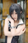 ahoge a-mi bodysuit cosplay idolmaster kikuchi_makoto necklace silver_hair tubetop wristband rating:Safe score:0 user:pixymisa