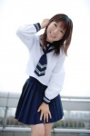 cosplay mashiro_yuki original pleated_skirt sailor_uniform school_uniform skirt tie rating:Safe score:0 user:nil!
