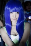 blue_hair cleavage cosplay dress furude_rika higurashi_no_naku_koro_ni tsun rating:Safe score:0 user:nil!