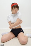 4k-star_056 buruma gym_uniform hairband ponytail shiraishi_mizuho shirt_lift shorts socks tshirt rating:Safe score:0 user:nil!