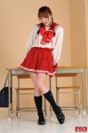 aoi_yurika kneesocks pleated_skirt rq-star_452 sailor_uniform school_uniform skirt twin_braids rating:Safe score:1 user:nil!