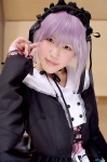 cosplay dress hairband minatsuki_naru nagato_yuki ribbons silver_hair suzumiya_haruhi_no_yuuutsu rating:Safe score:0 user:nil!