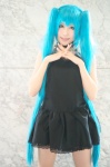 acute_(vocaloid) aqua_hair choker cosplay dress hatsune_miku sagiri twintails vocaloid rating:Safe score:2 user:nil!