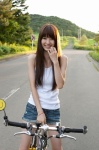 aizawa_rina bicycle denim shorts tank_top wpb_126 rating:Safe score:0 user:nil!