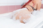 ass ating:s bathroom bathtub bottomless bra cosplay guguru guguru_heart kousaka_tamaki red_hair soap_suds to_heart to_heart_2 twintails wet rating:Questionable score:0 user:nil!
