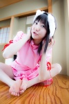animal_ears bunny_ears cosplay dress inaba_tewi shino_kei touhou rating:Safe score:2 user:bored_man