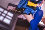 animal_ears blue_legwear cosplay fate/grand_order kimono manyu_fei_(cosplayer) pink_hair tail tamamo_no_mae thighhighs twintails rating:Questionable score:0 user:DarkSSA