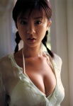 an_adult_aki bikini blouse cleavage hoshino_aki swimsuit twin_braids rating:Safe score:2 user:nil!