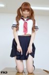 kneesocks pleated_skirt rq-star_831 sailor_uniform sayuka_aine school_uniform skirt skirt_lift twintails rating:Safe score:0 user:nil!