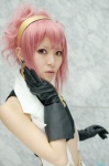 anya_alstreim code_geass cosplay croptop elbow_gloves garter_belt gloves hairband midriff pink_hair supika rating:Safe score:0 user:nil!