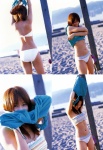beach bikini blouse kamei_eri maple ocean shirt_lift swimsuit rating:Safe score:0 user:nil!