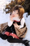 cosplay kanon_(series) kipi kneehighs misaka_shiori snow rating:Safe score:2 user:darkgray
