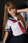 bed pleated_skirt rq-star_680 sailor_uniform school_uniform serizawa_rima skirt rating:Safe score:0 user:nil!